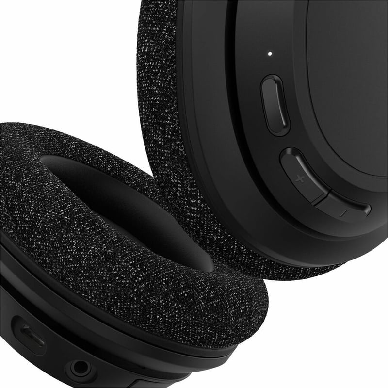 Belkin SoundForm Adapt Wireless Over-Ear Headset, Headphones for Work, Play, Gaming, & Travel with Built-in Boom Microphone - Compatible with iPhone, iPad, Galaxy, and More - Black - Thumbnail 4