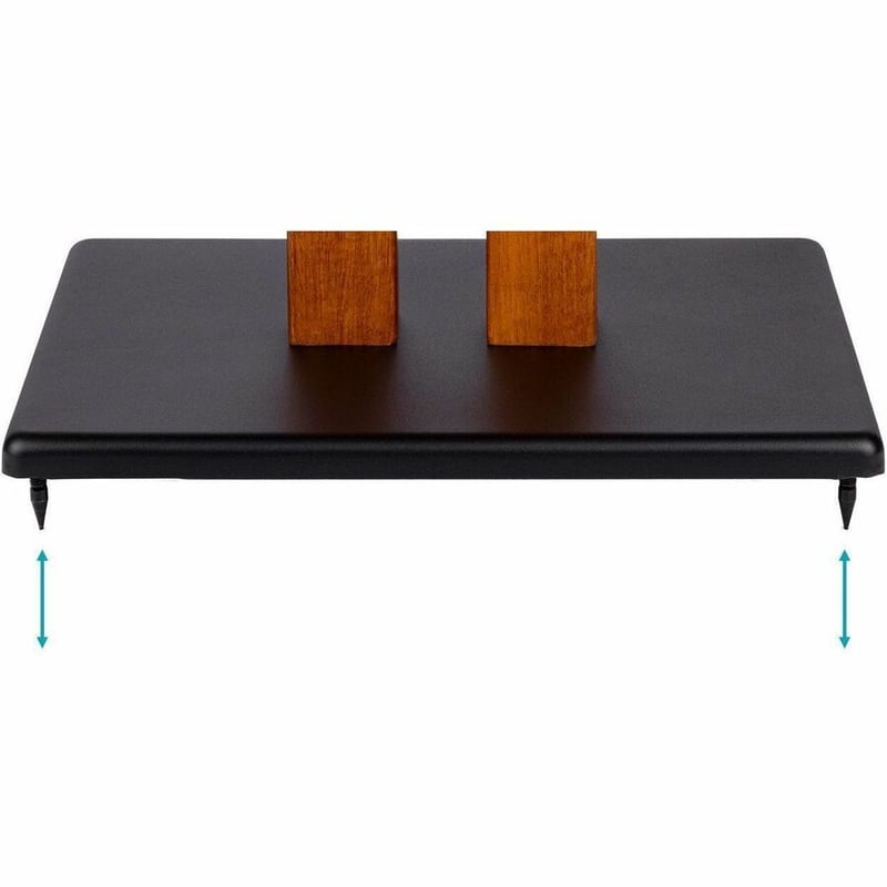 MONOLITH BY MONOPRICE 24IN CHERRY WOOD SPEAKER STAND WITH ADJUSTABLE TOP PLATE - Thumbnail 4