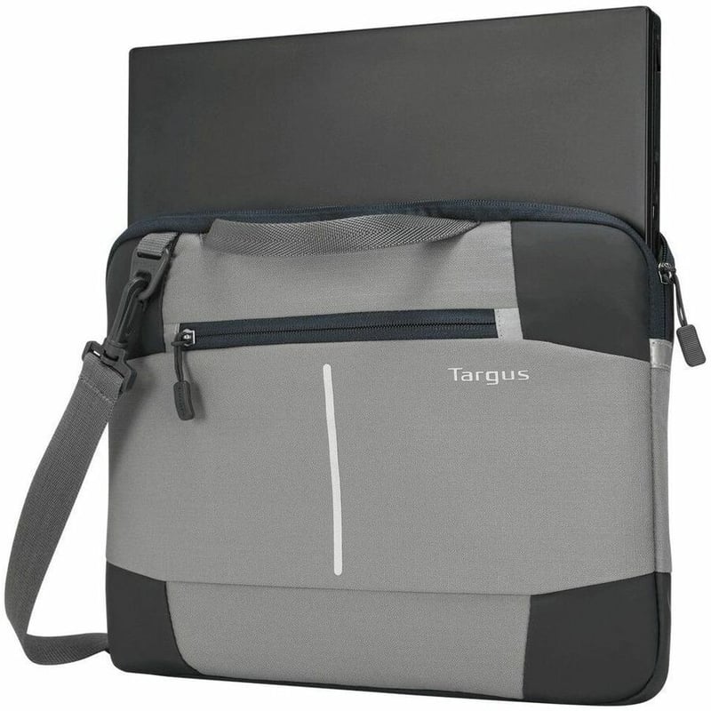 Targus Bex II TSS92204 Carrying Case (Slipcase) for 13.3" Notebook, Charger, Accessories, Earbud - Gray - Thumbnail 3