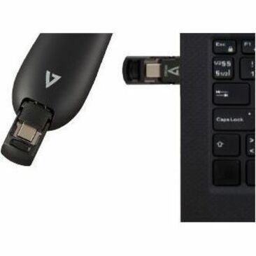 WIRELESS PRESENTER DUAL USB-C/A 2.4GHZ RF RED LASER POINTER