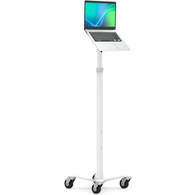 UNIVERSAL INVISIBLE MOUNT MEDICAL ROLLING CART WHITE - Thumbnail 3