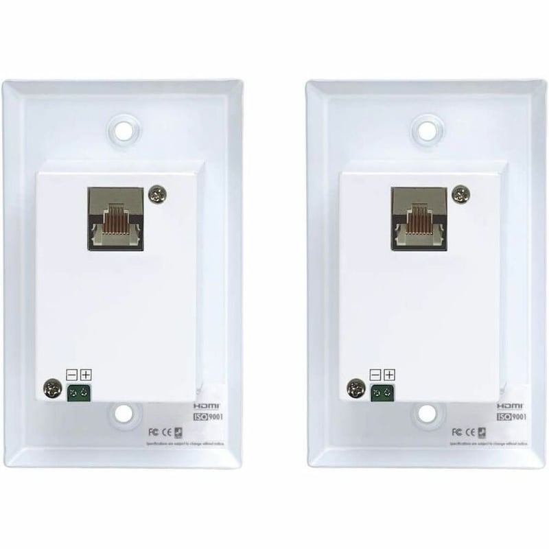 Tripp Lite by Eaton HDMI over Cat6 Extender Kit Wallplate 4K 60Hz 4:4:4 IR PoC HDR HDCP 2.2 230 ft. TAA - Thumbnail 2