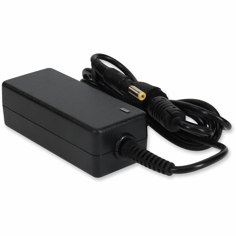 AddOn 6ft HP 493092-002 Compatible 30W 19V at 1.58A Black 4.0 mm x 1.7 mm Laptop Power Adapter and Cable - Thumbnail 3