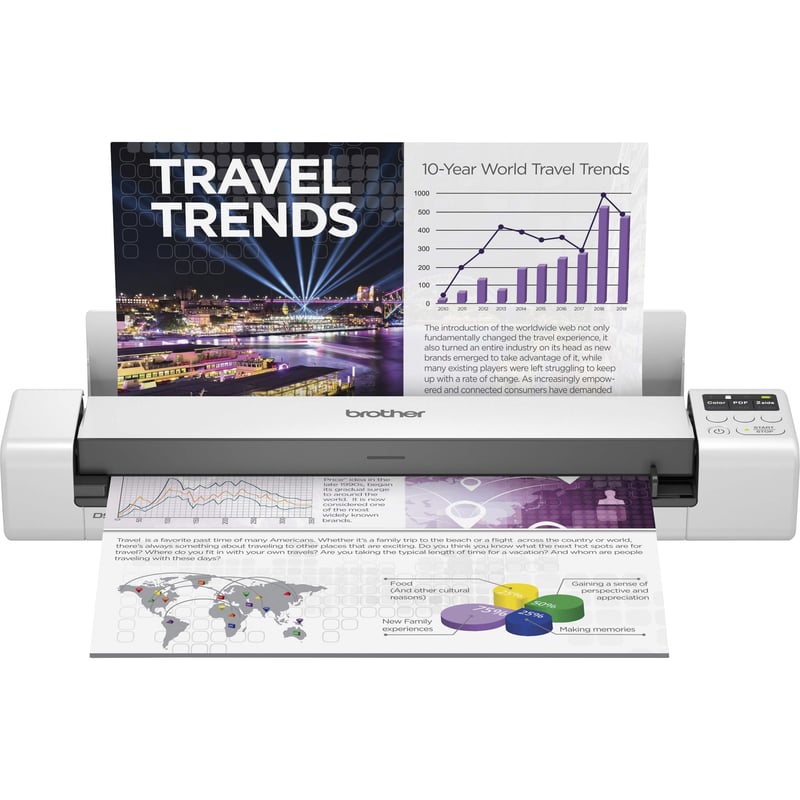 Brother DSMobile DS-940DW Sheetfed Scanner - 1200 dpi Optical - Thumbnail 1