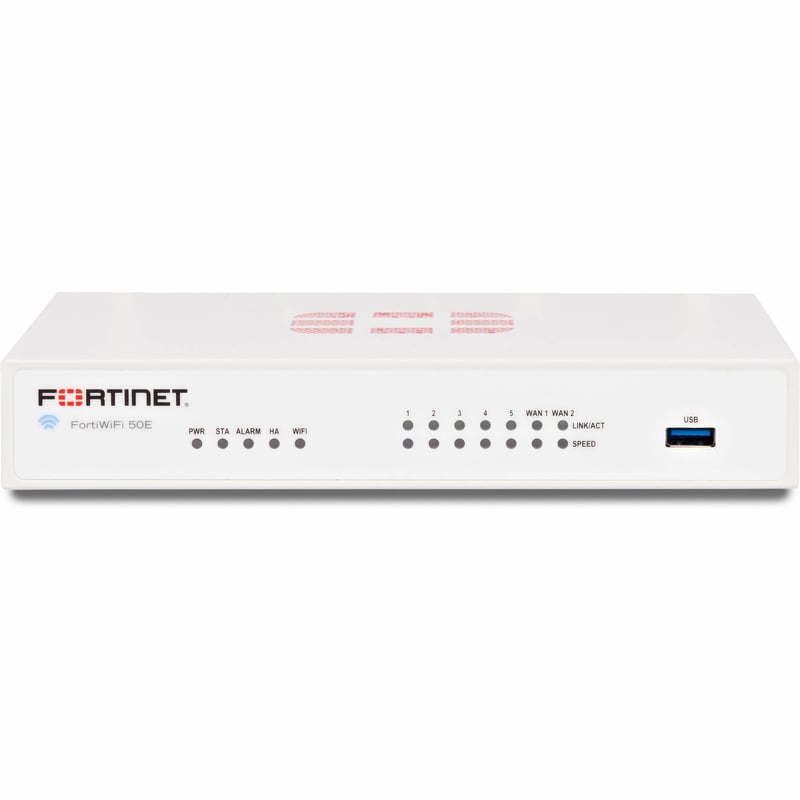 Fortinet FortiWifi FWF-50E Network Security/Firewall Appliance - Thumbnail 1