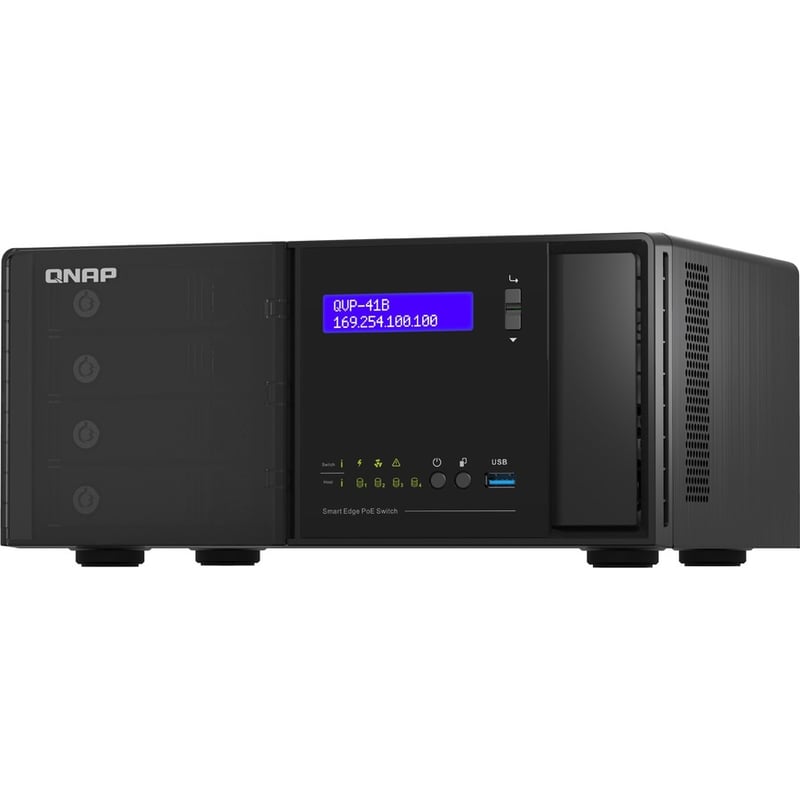 QNAP NVR Server X Smart PoE Switch, Building Complete Surveillance Network - Thumbnail 4