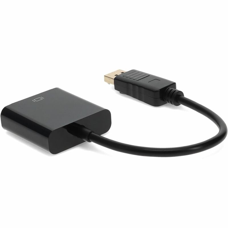 HP AS615AA Compatible DisplayPort 1.2 Male to VGA Female Black Adapter For Resolution Up to 1920x1200 (WUXGA) - Thumbnail 3