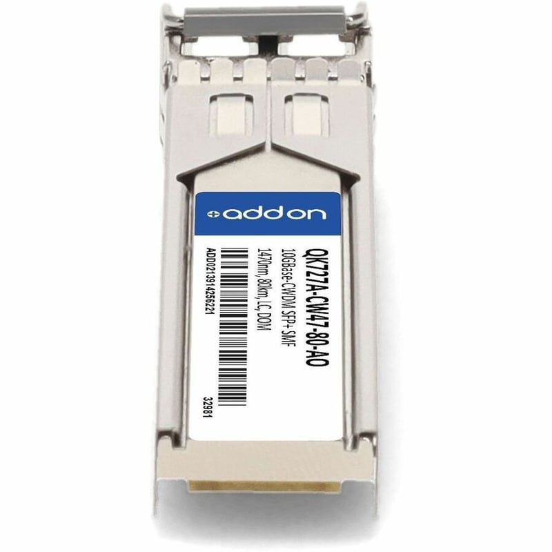 AddOn HP® QK727A-CW47-80 Compatible TAA 10GBase-CWDM SFP+ Transceiver (SMF, 1470nm, 80km, LC, DOM) - Thumbnail 4