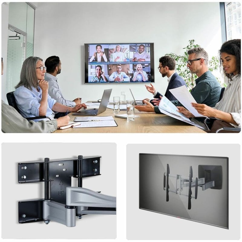 HEAVY-DUTY TV WALLMOUNT/BRACKET - FOR UP TO 100 FLAT SCREEN TAA - Thumbnail 2