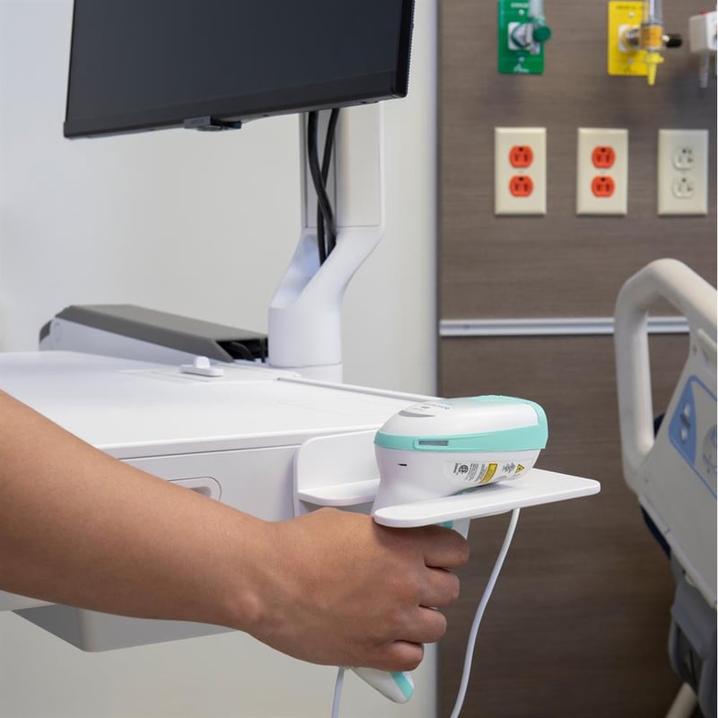 Ergotron CareFit Mounting Bracket for Scanner - White - Thumbnail 2
