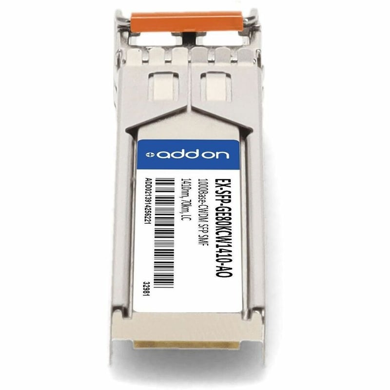 AddOn Juniper Networks® EX-SFP-GE80KCW1410 Compatible TAA 1000Base-CWDM SFP Transceiver (SMF, 1410nm, 70km, LC) - Thumbnail 4