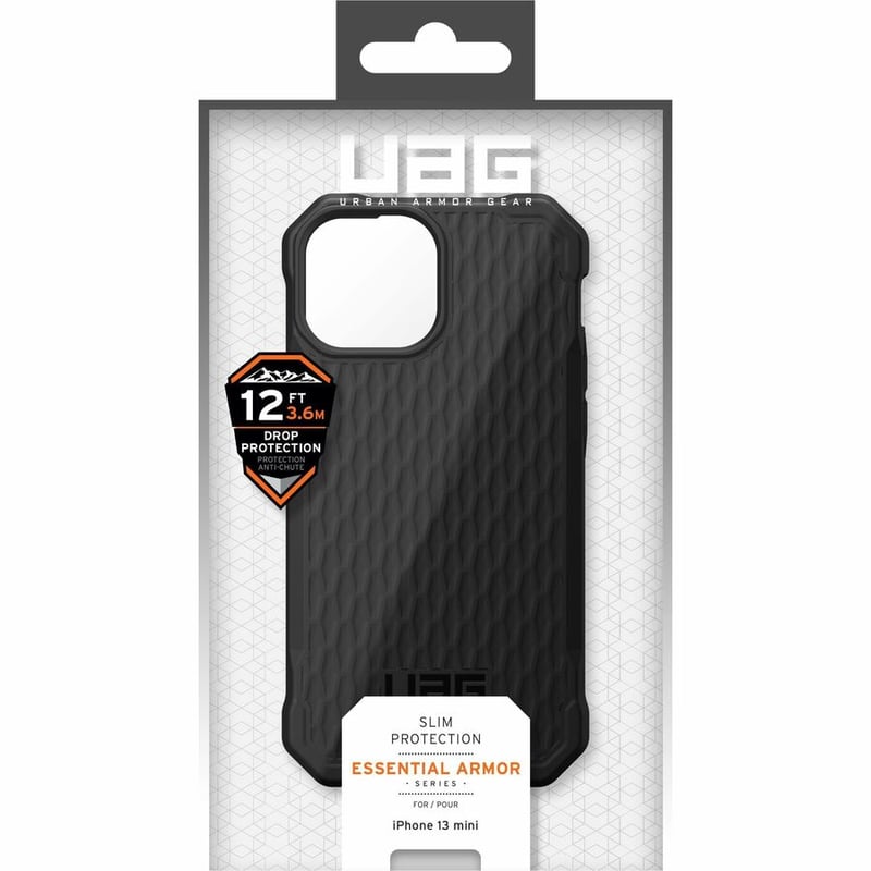 UAG RUGGED APPLE IPHONE 13 MINI ESSENTIAL ARMOR BLACK - Thumbnail 2