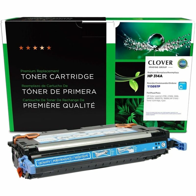 Clover Imaging Remanufactured Cyan Toner Cartridge for HP 314A (Q7561A) - Thumbnail 1