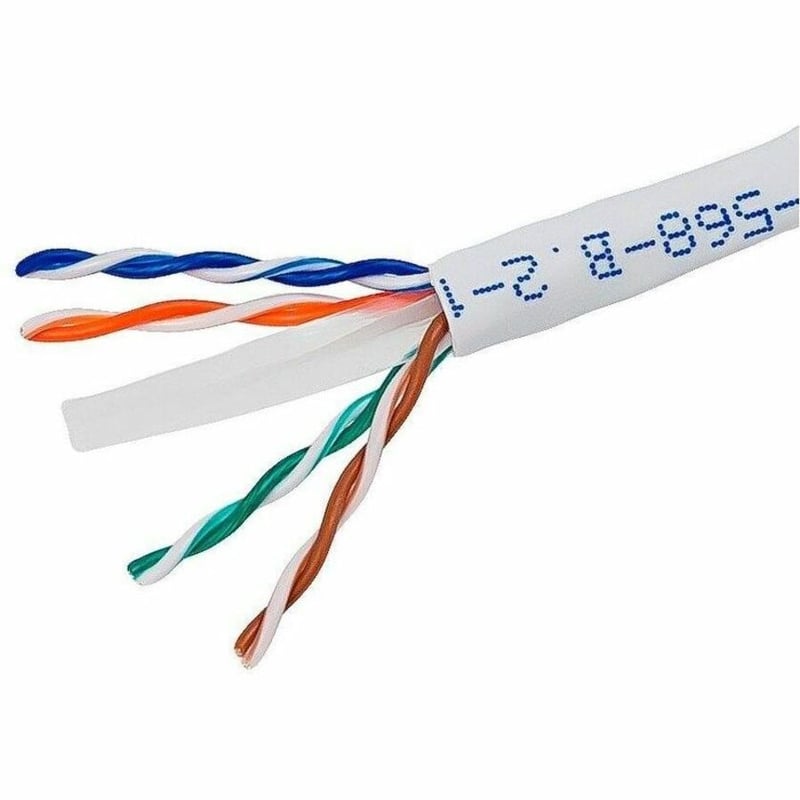 4XEM 1000FT Cat5e UTP Network Patch Cable Roll (White) - Thumbnail 1