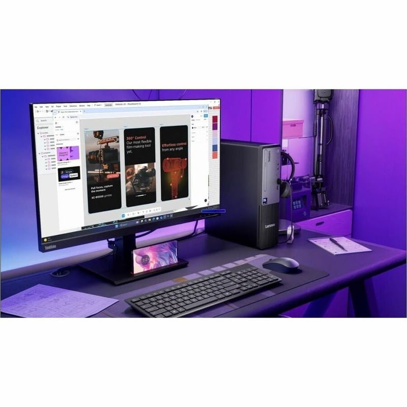 THINKCENTRE NEO 50S G6 ULTRA 5 225E 4.4G 16GB 512GB SSD W11P - Thumbnail 3