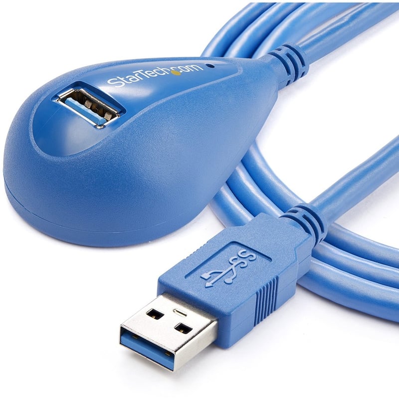 StarTech.com 5 ft Desktop SuperSpeed USB 3.0 (5Gbps) Extension Cable - A to A M/F - Thumbnail 4