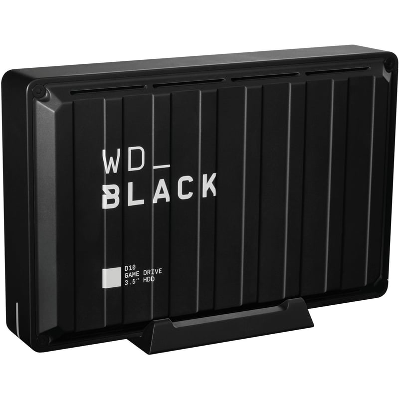 WD Black D10 WDBA3P0080HBK 8 TB Desktop Hard Drive - External - Black - Thumbnail 1