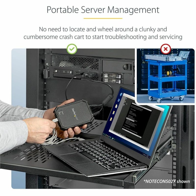 StarTech.com USB Crash Cart Adapter with File Transfer & Video Capture at 1920 x1200 60Hz - Thumbnail 4