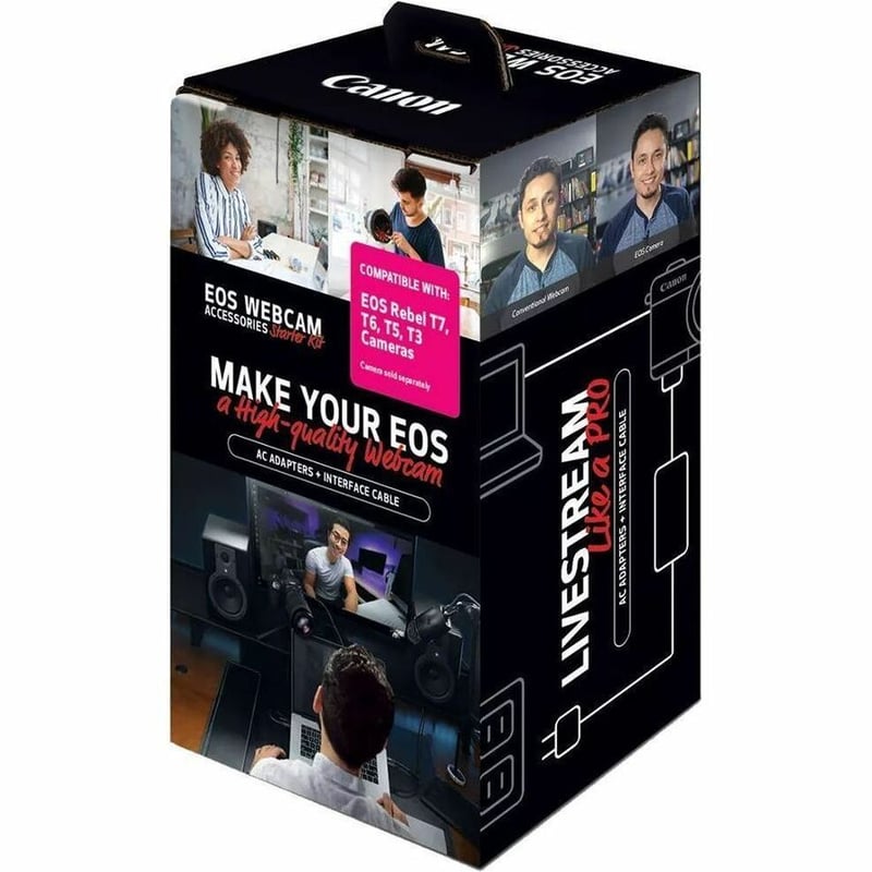 Canon EOS Webcam Accessories Starter Kit (For Select EOS Rebel Cameras) - Thumbnail 1