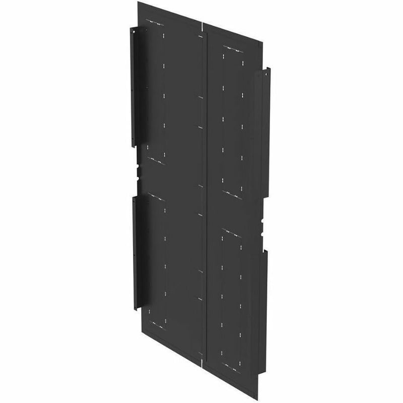 Panduit FlexFusion Day 2 Side Panel, 48RU x 1070mm, Black - Thumbnail 2