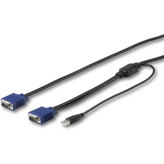 StarTech.com 6 ft. (1.8 m) USB KVM Cable for StarTech.com Rackmount Consoles - VGA and USB KVM Console Cable (RKCONSUV6) - Thumbnail 1