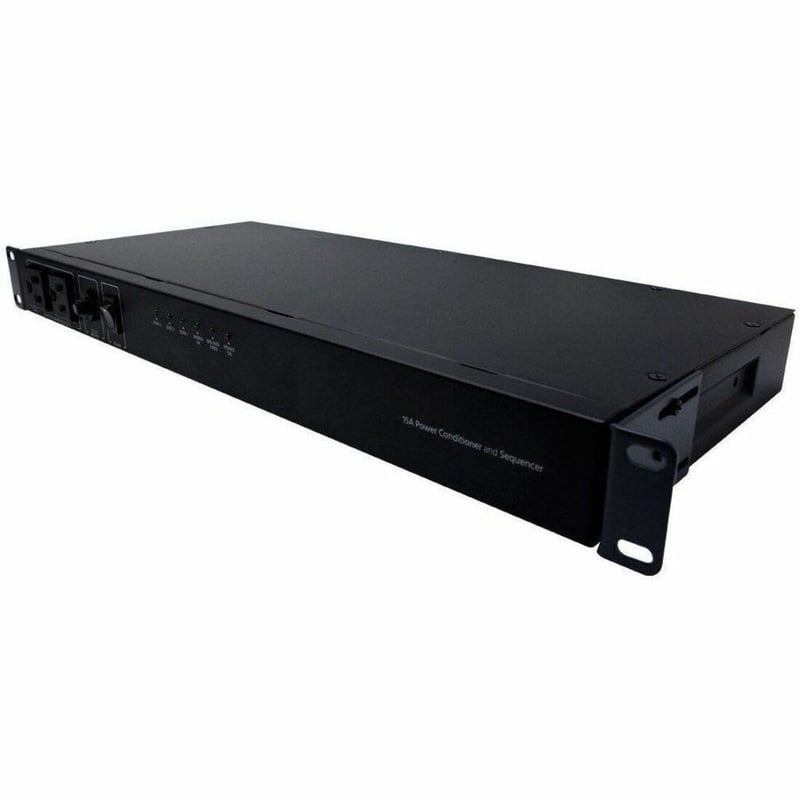 STAGE RIGHT BY MONOPRICE 15A POWER CONDITIONER AND SEQUENCER WITH 8 OUTLETS AND - Thumbnail 1