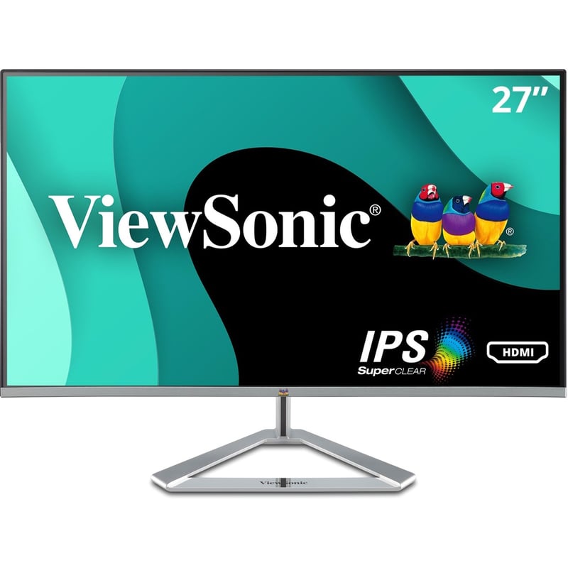 ViewSonic VX2776-SMHD 27 Inch 1080p Widescreen IPS Monitor with Ultra-Thin Bezels, HDMI and DisplayPort - Thumbnail 1