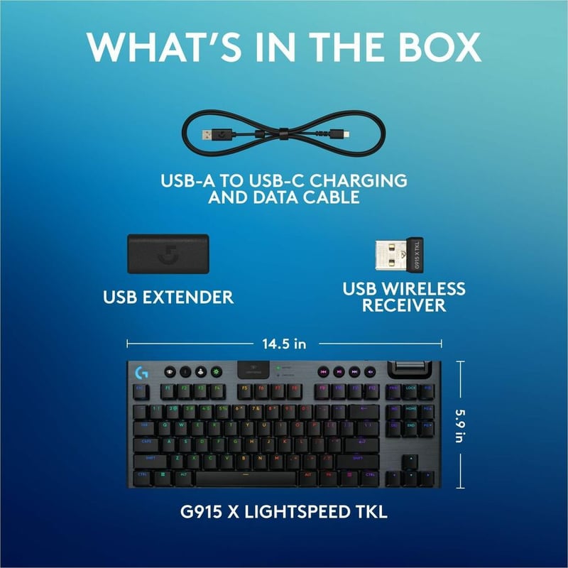 G915 X LIGHTSPEED TKL - LINEAR GAMING KEYBOARD
