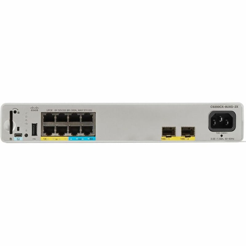 Cisco Catalyst C9200CX-8UXG-2X Ethernet Switch - Thumbnail 3