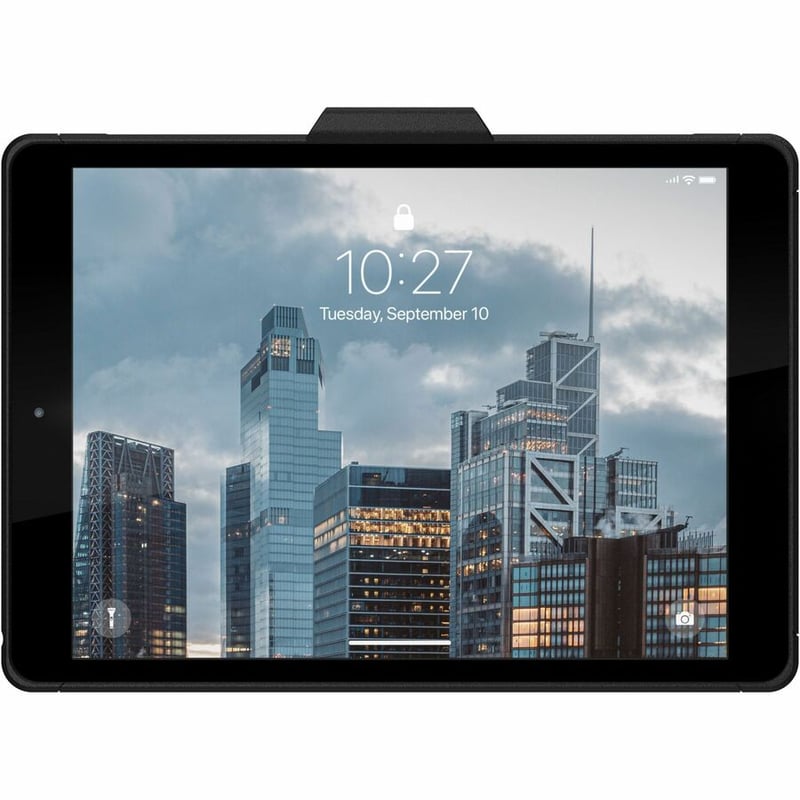 Urban Armor Gear Rugged Carrying Case for 10.2" Apple iPad (9th Generation), iPad (8th Generation), iPad (7th Generation) Tablet, Payment Terminal - Black - Thumbnail 2