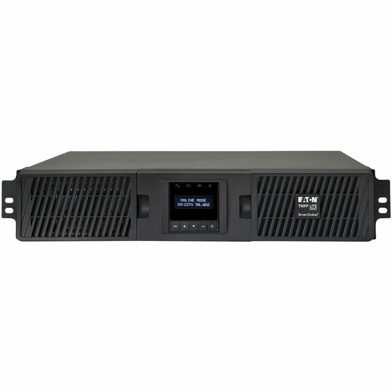Eaton Tripp Lite Series SmartOnline 3000VA 2700W 208/230V Double-Conversion UPS - 10 Outlets, Extended Run, Network Card Option, LCD, USB, DB9, 2U Rack/Tower Battery Backup - Thumbnail 3