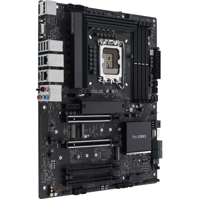 Asus Pro WS W680-ACE IPMI Workstation Motherboard - Intel W680 Chipset - Socket LGA-1700 - ATX - Thumbnail 2