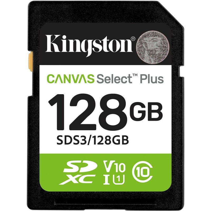 LA 128GB SDXC CANVAS SELECT PLUS GEN3 150MB/S C10 UHS-I U1 V10 - Thumbnail 1