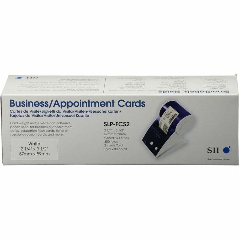 Seiko Business Card / Appointment Cards Fan Fold Stock - Thumbnail 4