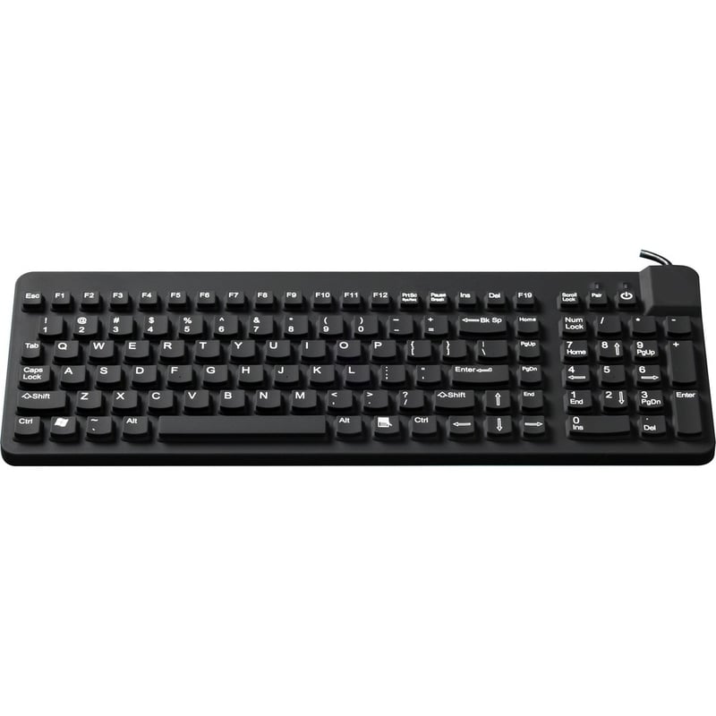 Man & Machine Premium Full Size Waterproof Disinfectable Keyboard - Thumbnail 2