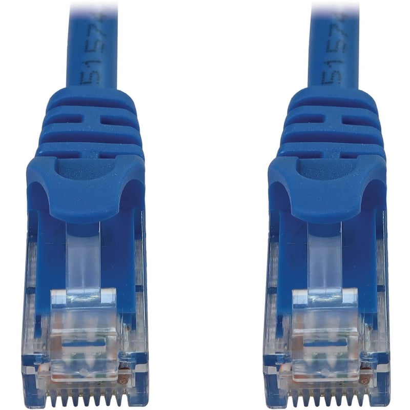 Eaton Tripp Lite Series Cat6a 10G Snagless Molded UTP Ethernet Cable (RJ45 M/M), PoE, Blue, 2 ft. (0.6 m) - Thumbnail 2