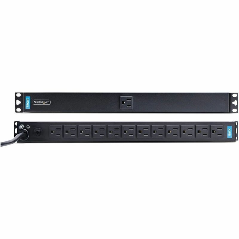 13-OUTLET RACKMOUNT PDU - 1U SERVER POWER STRIP FOR 19IN RACK - Thumbnail 3