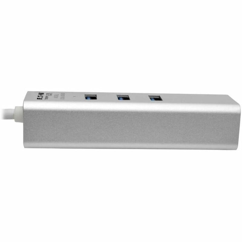 Tripp Lite by Eaton USB 3.0 SuperSpeed to Gigabit Ethernet NIC Network Adapter with 3 Port USB 3.0 Hub - Thumbnail 5