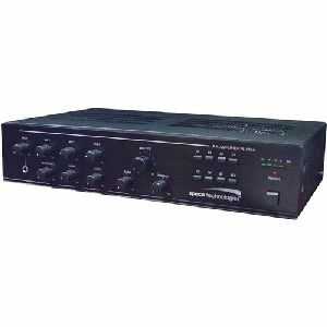 260 WATT AMPLIFIER- SEVEN FRONT-SELECTABLE 70/25V SPEAKER ZONES WITH SELECTABLE