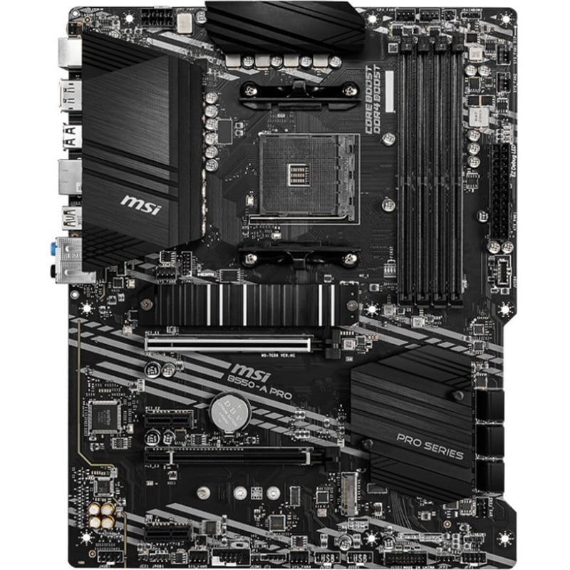 MSI B550-A PRO Desktop Motherboard - AMD B550 Chipset - Socket AM4 - ATX - Thumbnail 4