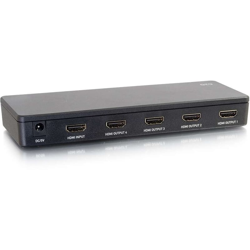 C2G 4-Port 4K HDMI Splitter - Distribution Amplifier - Thumbnail 3