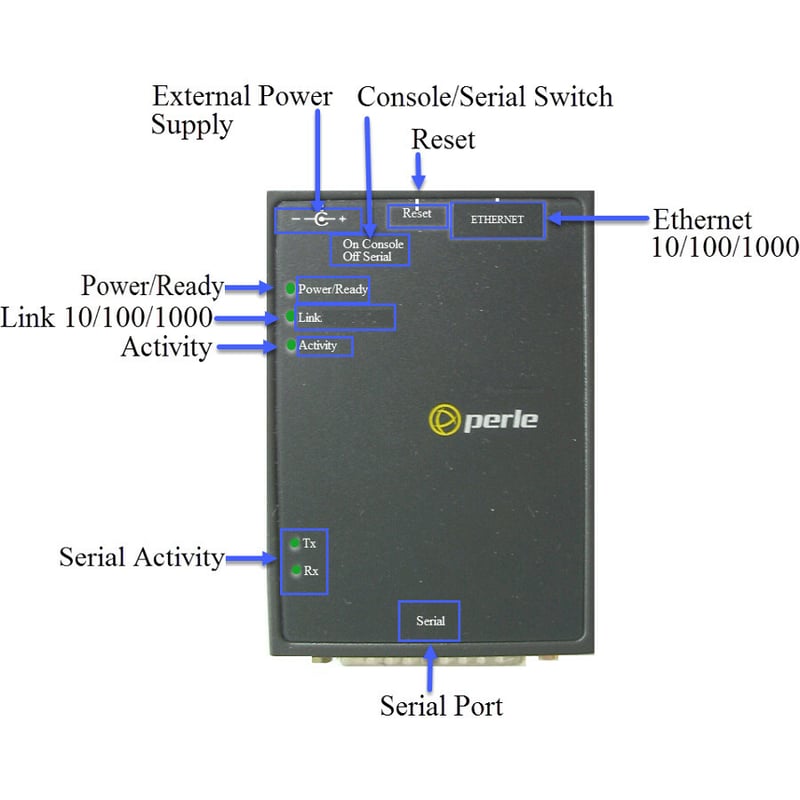 Perle IOLAN SDS1T G9 Secure Device Server - Thumbnail 2