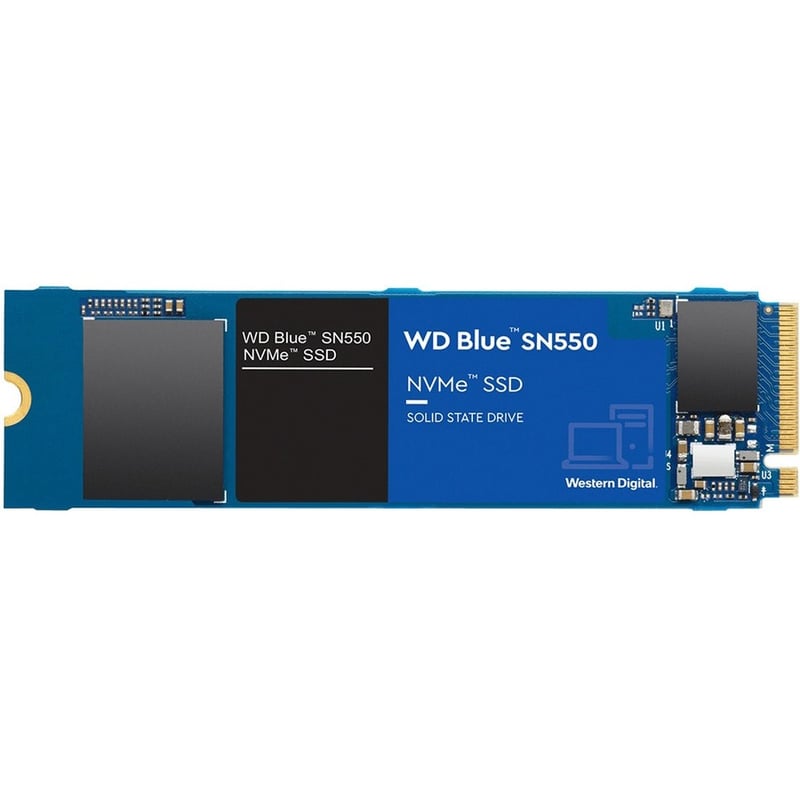 Western Digital Blue SN550 WDS250G2B0C 250 GB Solid State Drive - M.2 2280 Internal - PCI Express NVMe (PCI Express NVMe 3.0 x4) - Thumbnail 2