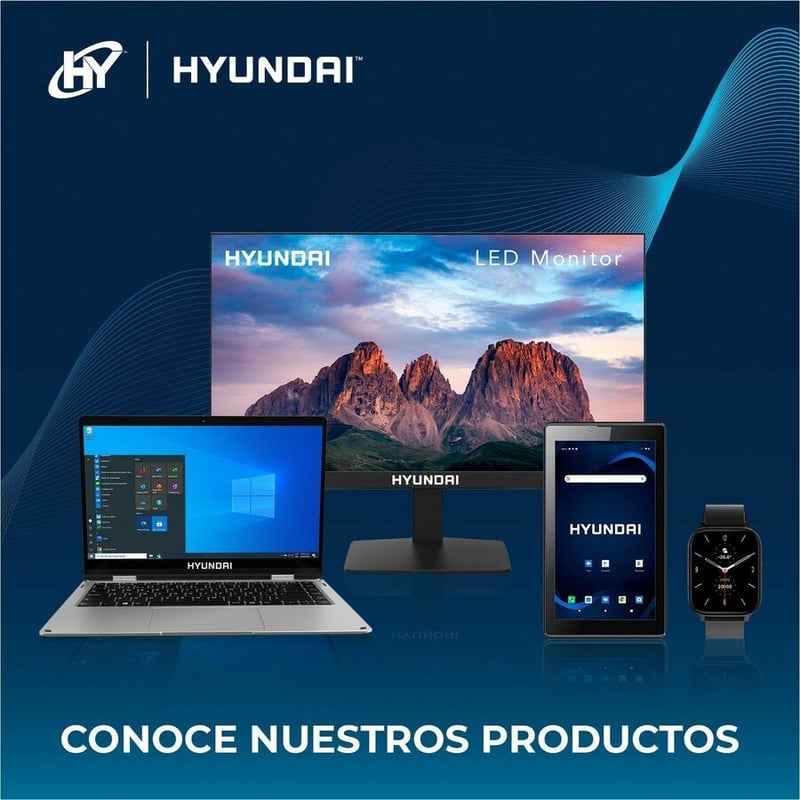 Hyundai HyTab Plus 10WB3 Tablet - 10.1" HD - Allwinner A523 - 4 GB - 128 GB SSD - Android 13 - Space Gray - Thumbnail 4