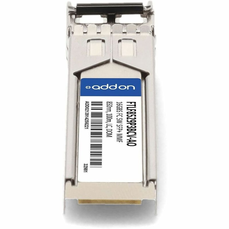 AddOn Finisar FTLF8529P3BCV Compatible TAA Compliant 16GBase-SW Fibre Channel SFP+ Transceiver (MMF, 850nm, 100m, LC, DOM) - Thumbnail 4