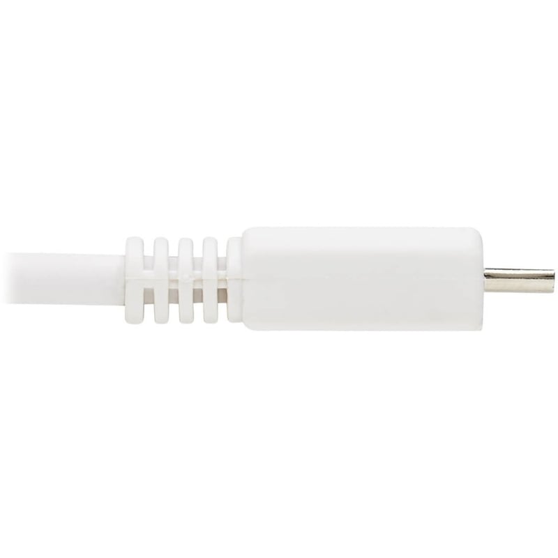 Eaton Tripp Lite Series Safe-IT USB 2.0 A to Micro-B Antibacterial Cable (M/M), White, 3 ft. (0.91 m) - Thumbnail 2