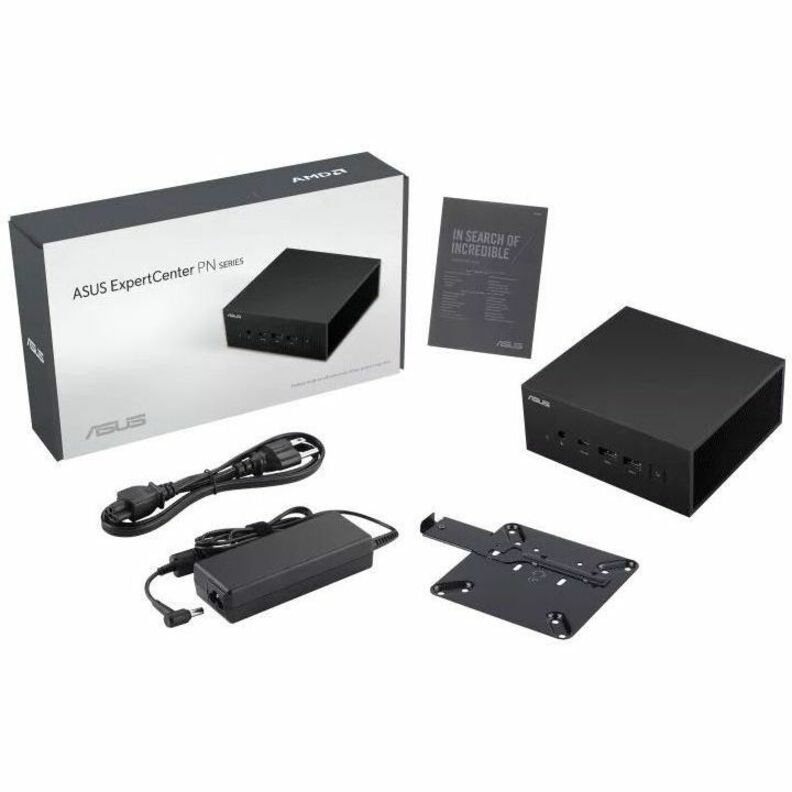 Asus ExpertCenter PN53 PN53-SYS582PX1TDR Desktop Computer - AMD Ryzen 5 7535HS - 8 GB - 256 GB SSD - Mini PC - Black -TAA-compliant - Thumbnail 4
