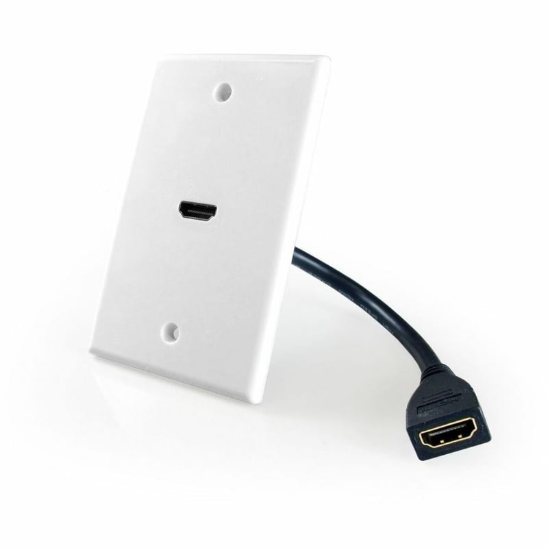 Comprehensive HDMI Wallplate 1 Port Pigtail - Thumbnail 1