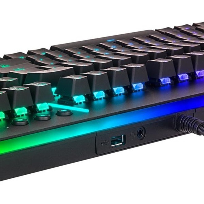 Tt eSPORTS Level 20 RGB Razer Green Gaming Keyboard - Thumbnail 2