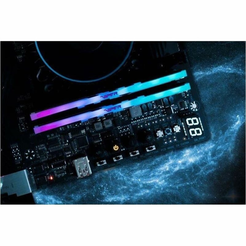PATRIOT VIPER VENOM DDR5 32GB 6400MT/S RGB CL32 BLK/SIR HS DUAL KIT